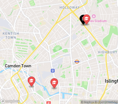Closest campuses from Chapter Highbury II