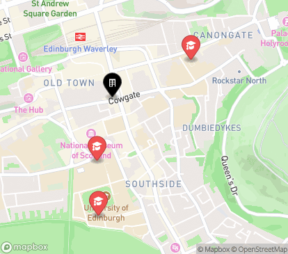 Closest campuses from 200 Cowgate