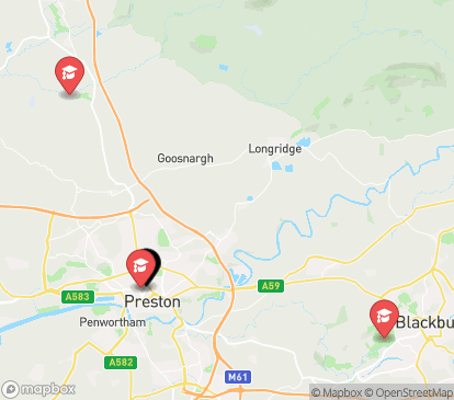 Closest campuses from Moor Lane Halls