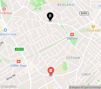 Closest campuses from Redland Road