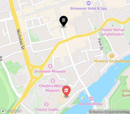 Closest campuses from Bridge St Row