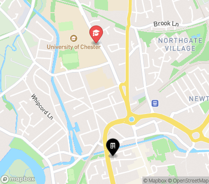 Closest campuses from Powys Court