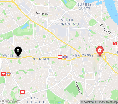 Closest campuses from Town Hall Camberwell