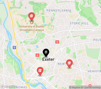 Closest campuses from Northernhay House