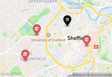 Closest campuses from Hollis Croft