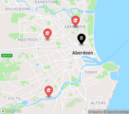 Closest campuses from Old Fire Station