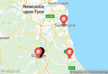 Closest campuses from Houghall Court