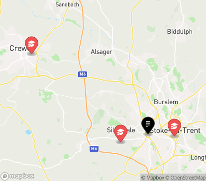 Closest campuses from Hassell Street Apartments