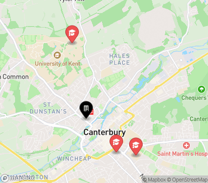 Closest campuses from Pavilion Court