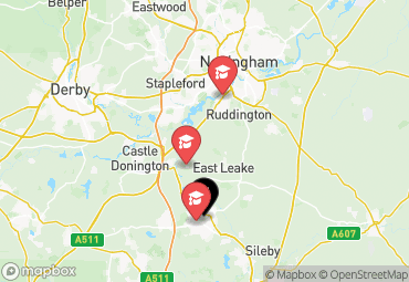 Closest campuses from Radmoor House