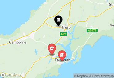 Closest campuses from Treliske Students