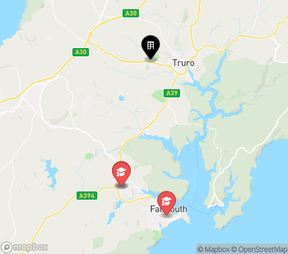 Closest campuses from Treliske Students