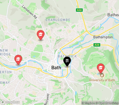 Closest campuses from Student Castle Bath