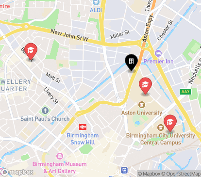 Closest campuses from Bentley House