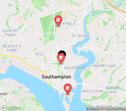 Closest campuses from Crescent Place