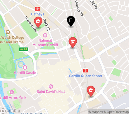 Closest campuses from Alwyn Court
