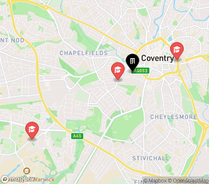 Closest campuses from Queen's Park House