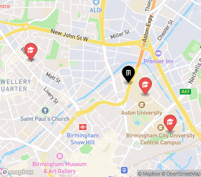 Closest campuses from Lucas Studios
