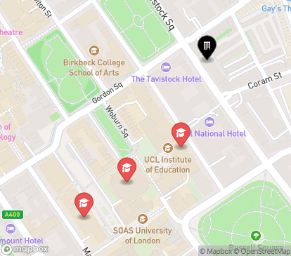 Closest campuses from Scape Bloomsbury