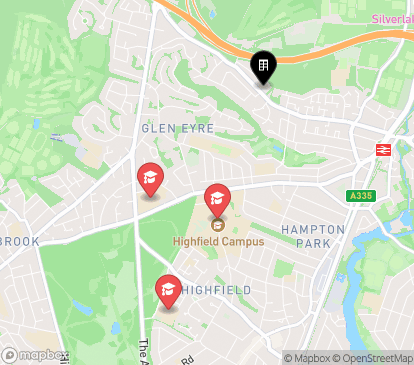 Closest campuses from Green Wood Court
