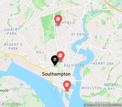Closest campuses from Marland House
