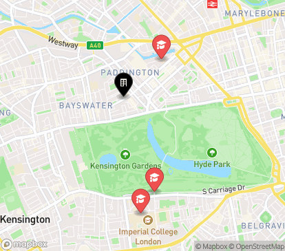 Closest campuses from Railton House