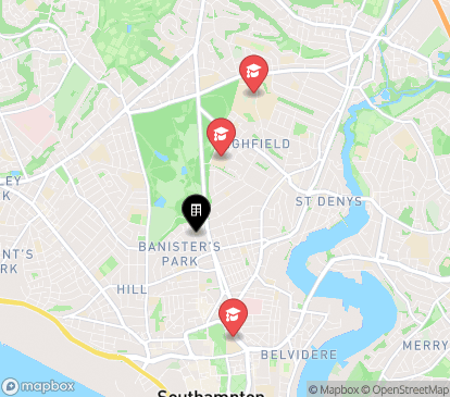 Closest campuses from St Margaret's House