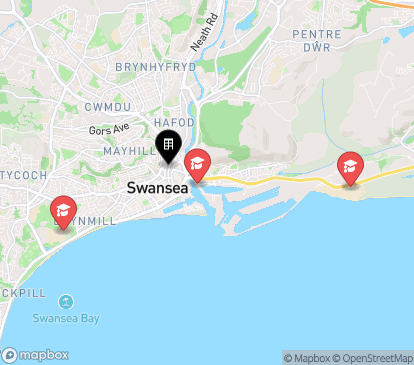 Closest campuses from Oldway Centre