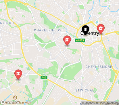 Closest campuses from Market Way