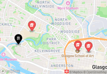 Closest campuses from Kaplan Living Glasgow - Old Dumbarton Road