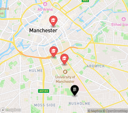 Closest campuses from Ropemaker Court
