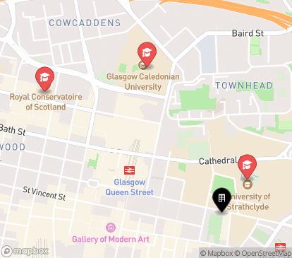 Closest campuses from George Street Apartments