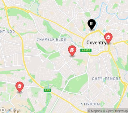 Closest campuses from The Residence