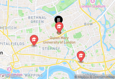 Closest campuses from Scape Mile End Canalside