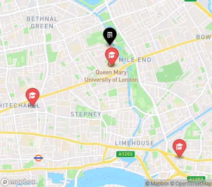 Closest campuses from Scape Mile End Canalside