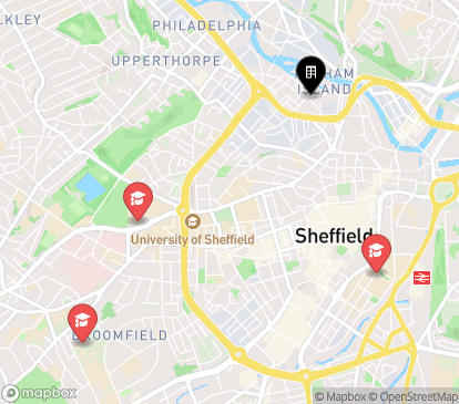Closest campuses from Kelham Works