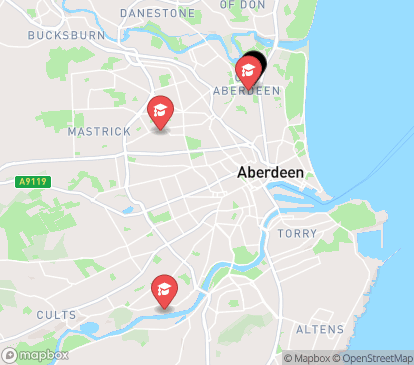 Closest campuses from Hunter Court