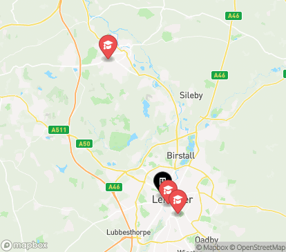 Closest campuses from Tudor Studios