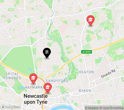Closest campuses from Kielder House