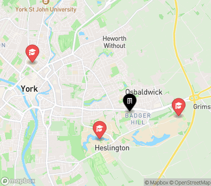 Closest campuses from Holgate Hall