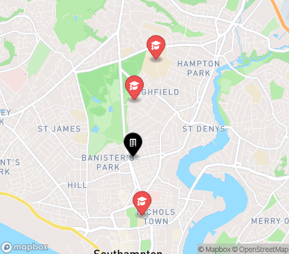 Closest campuses from Blue Box