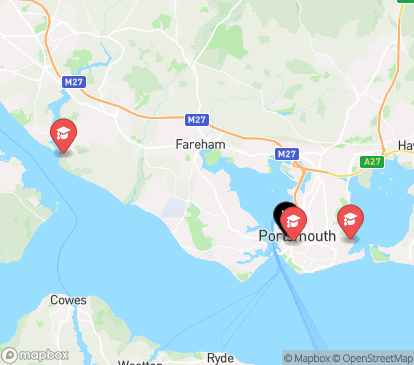 Closest campuses from St George's Way