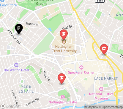 Closest campuses from Bertrand Russell House