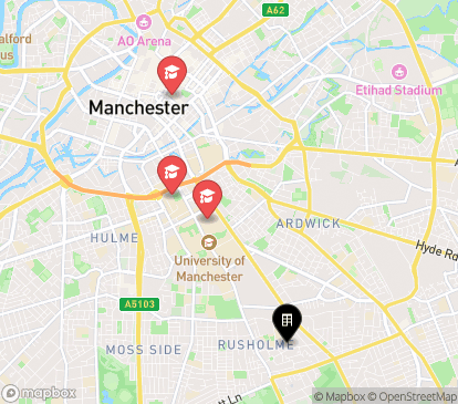Closest campuses from Langdale Hall