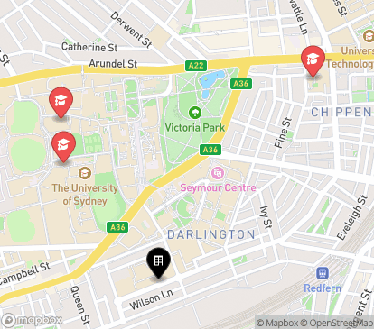Closest campuses from Mandelbaum House