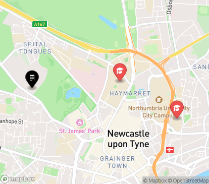 Closest campuses from Leazes Parade