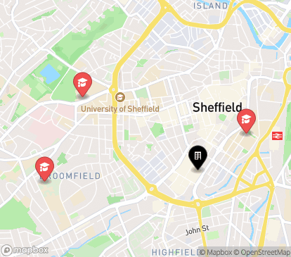 Closest campuses from Sheffield Central