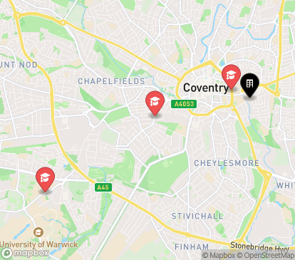Closest campuses from Gulson Gardens