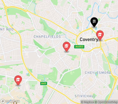 Closest campuses from Eden Square