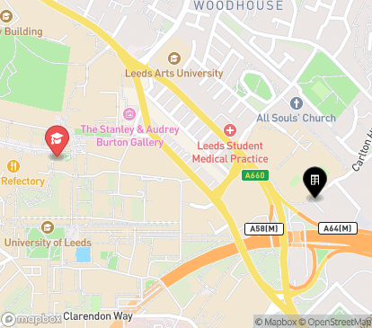 Closest campuses from Carlton Hill